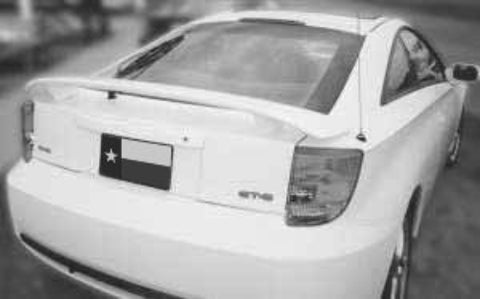 Toyota Celica Factory Post No Light Spoiler (2000-2005) - DAR Spoilers