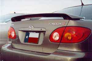 Toyota Corolla Factory Post Lighted Spoiler (2003-2008) - DAR Spoilers