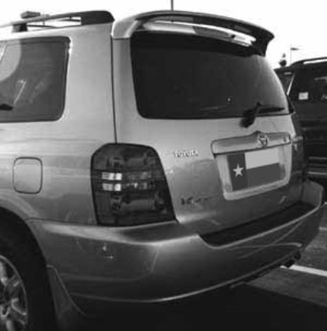 Toyota Highlander Factory Roof No Light Spoiler (2001-2007) - DAR Spoilers