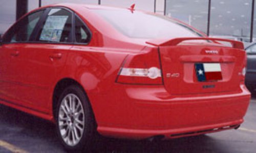 Volvo S40 Factory Post No Light Spoiler (2004.5-2011) - DAR Spoilers