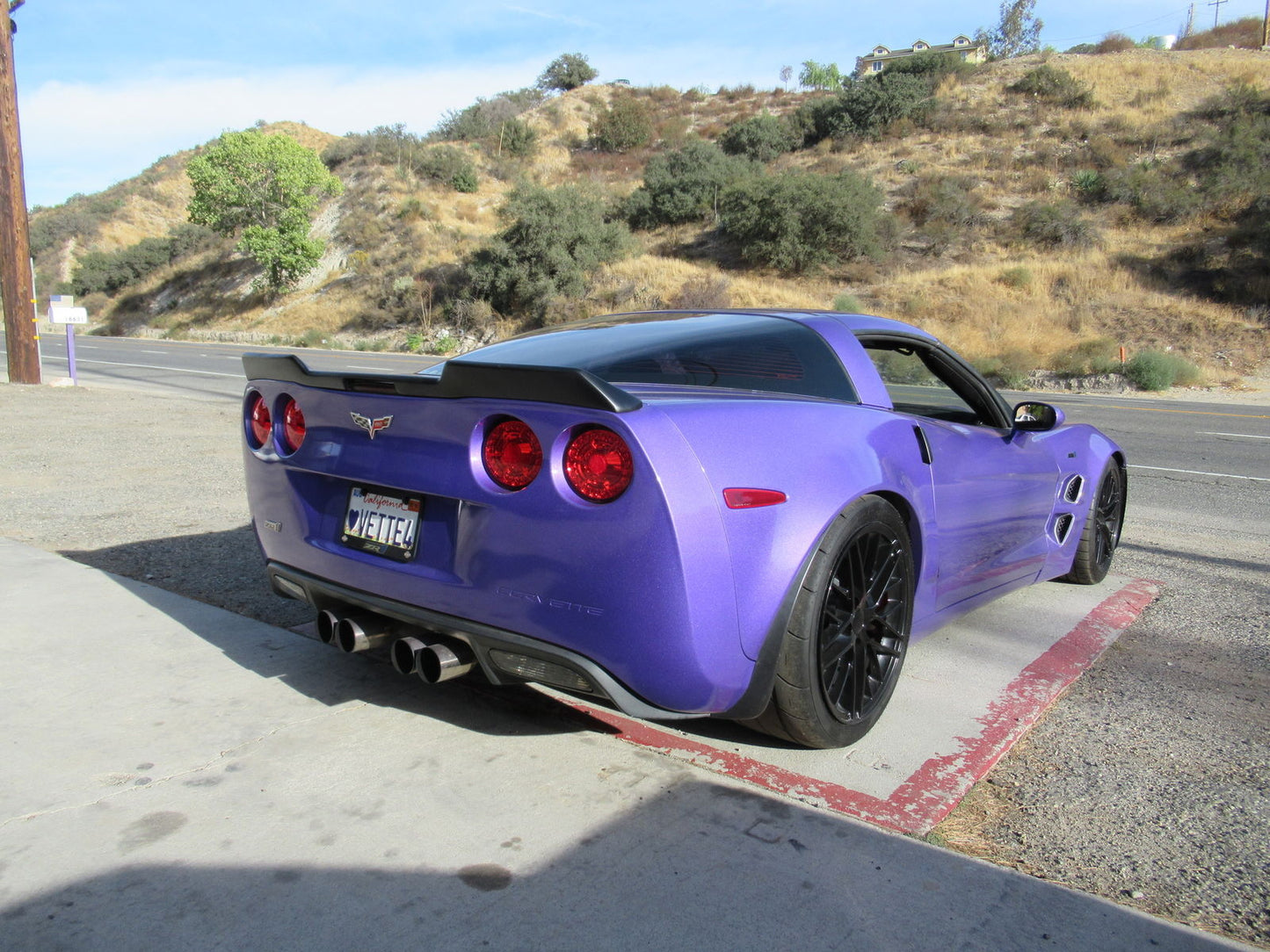 Chevrolet Corvette (C6) "Wickerbill" Custom No Light Spoiler (2005-2013) - DAR Spoilers